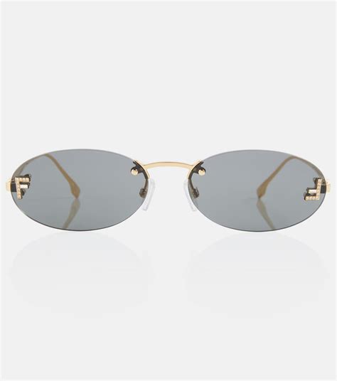 oculos fendi oval|Women's Designer Sunglasses .